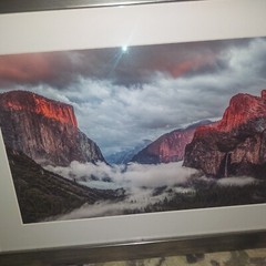 JIMMY CHIN Yosemite Sunset After The Storm Custom Framed Print L@@K Nature Photo
