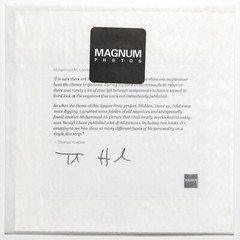 SIGNED Thomas Hoepker Photo – Muhammad Ali. 1966 CHAMP – Magnum Square Print 6×6