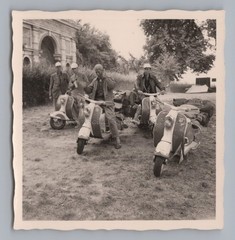 Turin Italy 1957-Villa Rey Scooter NSU Prima Travel-Old Photo 1950s