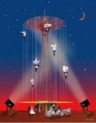 Photography one of a kind composite of Brides and Grooms taking the plungeNOT AI
