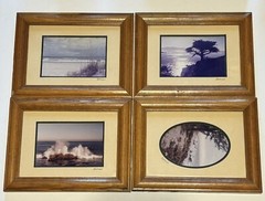 Gamow Beach Photography Framed Wall Art Nature Ocean Sand Sea Set Of 2