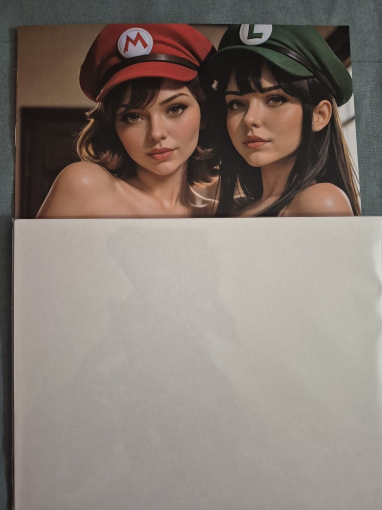Fantasy of Cosplay #7 Comic Mario & Luigi VIRGIN Full Chase Cover Ltd 100