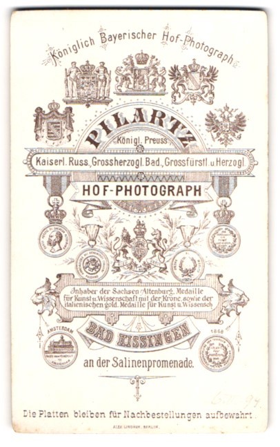 Photography Pilartz, Bad Kissingen, Saltworks Promenade, Rear View, Front