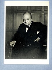 Winston Churchill Art Print Card Photo By Yousuf Karsh Fotofolio 4.25”x6”