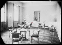 Vintage Black And White Photo Glass Plate Negative 13X18 Cm Antique Living Room