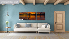 Twilight Reflections: Lake Havasu Sunset Arizona Landscape Print