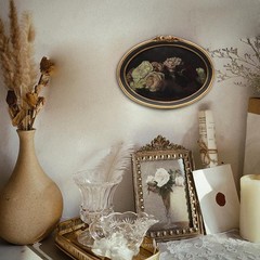 CISOO Vintage Oval Picture Frame 5×7 Antique Photo Frame Decorative Painting …