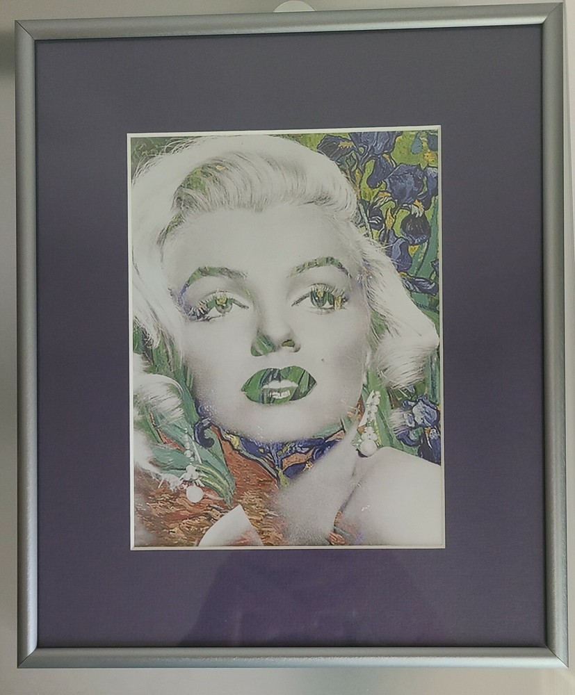 Marilyn Monroe Photo Made From Vincent Vangogh Art – RARE!!