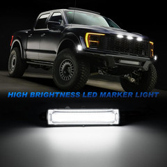 LED Front Grille Marker Lights for 2021-2025 Ford F150 Raptor | 3X Front Grille