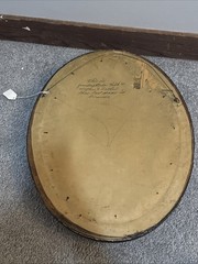 Cindy Cash Owned | Antique Oval Bubble Glass Portrait of Branson Family 16 x 26″