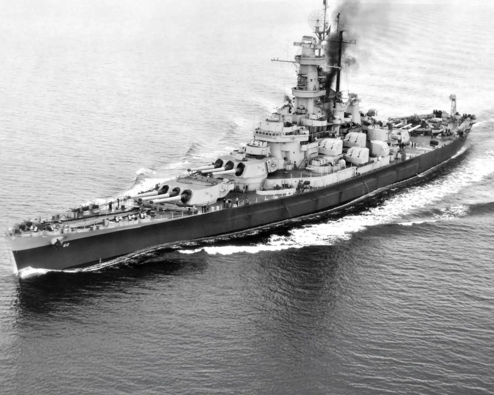 USS Alabama (BB-60) 8×10 Photograph Print 8″x10″