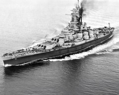 USS Alabama (BB-60) 8×10 Photograph Print 8″x10″
