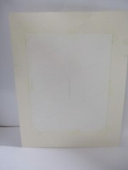Matted Photograph of a Painting of a Cowboy