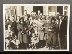 Photo portrait sports club Ansbach Windsheim advertising enamel sign beer football