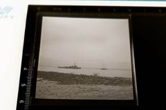Great old negative – warship unknown to me – 1930s-40s???
