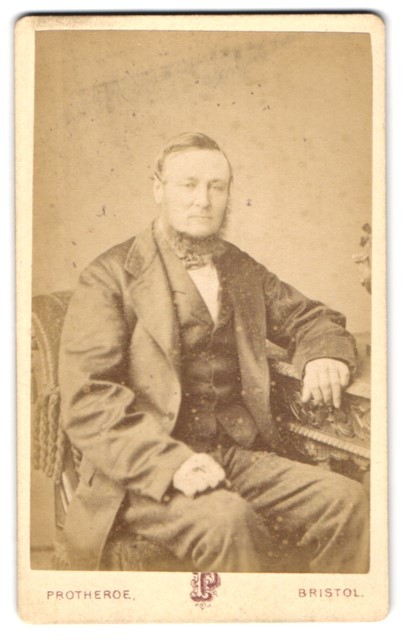 Photograph Protheroe, Bristol, Wine Street, Portrait of a Seated Gentleman
