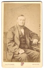 Photograph Protheroe, Bristol, Wine Street, Portrait of a Seated Gentleman