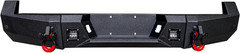 For 2005-2015 Toyota Tacoma Steel New Rear Bumper with Lights&D-Rings（Black Text