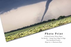 Tornado Photography Print: Oklahoma, Twister, Storm, Weather, Picture, Photo
