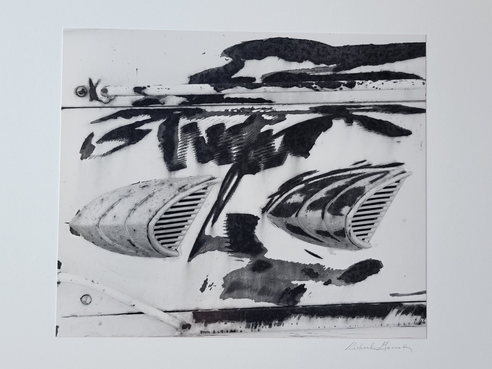 Richard Garrod, black and white photography, Horse Trailer, Hornitos, 1984