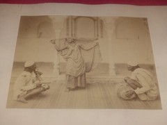 Indian Dancer – Nautch Girl Charles Shepherd 1862 Vintage Photo Albumen Print