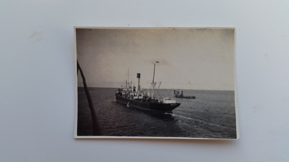 Photo 20R1014 Ship Voyage Brazil to Buenos Aires c. 1930s c. 6x8cm