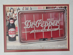 Vintage Rare Dr Pepper Photography Wall Art Matted, Framed, Signed Korczynski