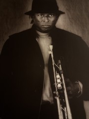 Gilles Larrain Photography The Legend Miles Davis Poster Signed and Dated 1995