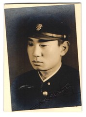 28 photographs Japan/Nippon, uniform portrait’s young men, photographs te