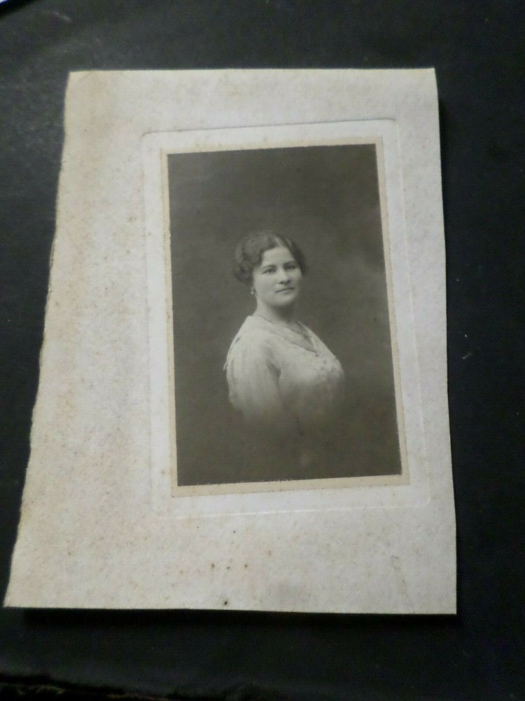 Old Photo, Woman Portrait, VF Postcard