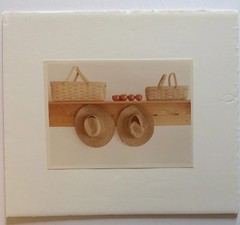 Bill Coleman AMISH Original PHOTOGRAPH Art Farmer Hats Country Kitchen