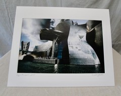 Original Photography Art Print «Aqua Musseoa» Guggenheim Museum, Bilbao, Spain