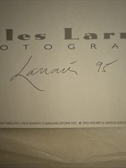 Gilles Larrain Photography Fountain In Bordeaux Signed And Dated 1995 Poster