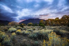 Taos Mountain Photography Print: New Mexico Rocky Mountain Landscape Photo