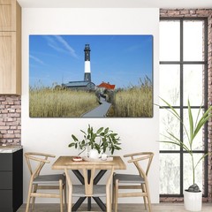 Robert Moses Lighthouse Fire Island NY Metal Print | Wall Art Photo New York
