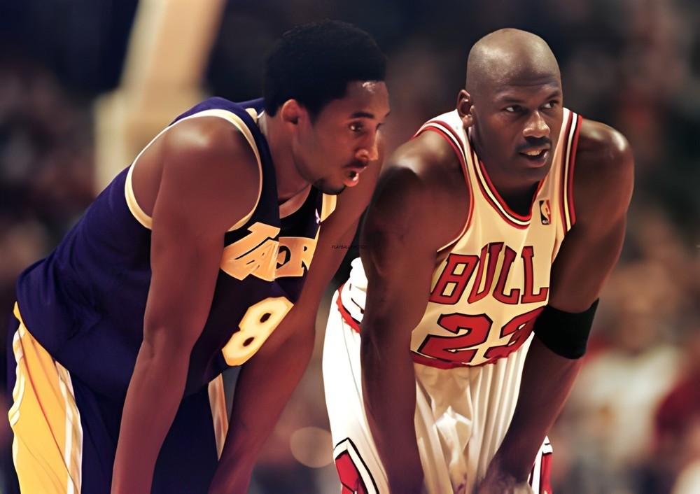 Kobe Bryant & Michael Jordan 8×10 Colorized Print-FREE SHIPPING