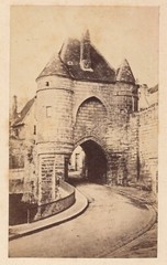 Albumin on Cardboard – View of Laon France – Circa 1870s