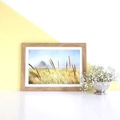 Cannon Beach Haystack Rock Oregon Beach Ocean Photography Print