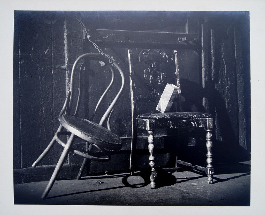 Forgotten broken chairs vintage art photo by Sam Neeleman