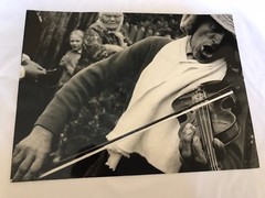 Algirdas Pilvelis 1967 Lithuania Country Musician black & white Art Photograph