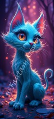 Nice Cat – Digital Image Picture Phone Background AI Art, 12 images – #08