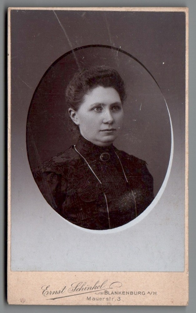 CdV photo lady Blankenburg Harz Schinkel family Schreyer brewery c1169