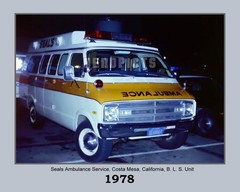 1970s Seal’s Ambulance Service BLS Unit, New 8×10 Unframed Photo VFRPBT_0055