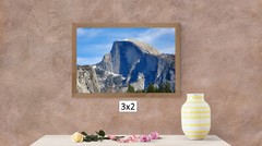 Classic Color Half Dome View, High Resolution Image, Many Formats, TV Art
