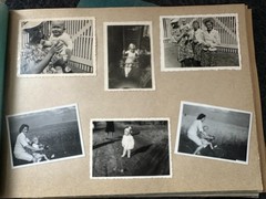 Old Photo Album Civilian with Flaws, Family Pre 1945 /27