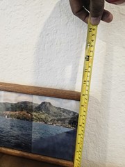 Panoramic Framed Tropical Island Photo Print Appears Bora Bora Wall Art Decor