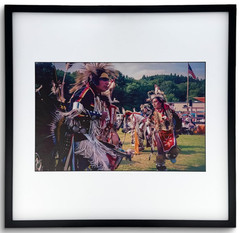 Brenda Mitten “Warrior waltz” Framed Photo 24×24 Native American Art Pow Wow