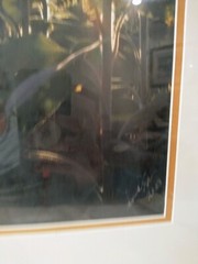 Picture Sunflowers Double Matted Teal Frame Signed Photography 19 x 22.5″ NEW