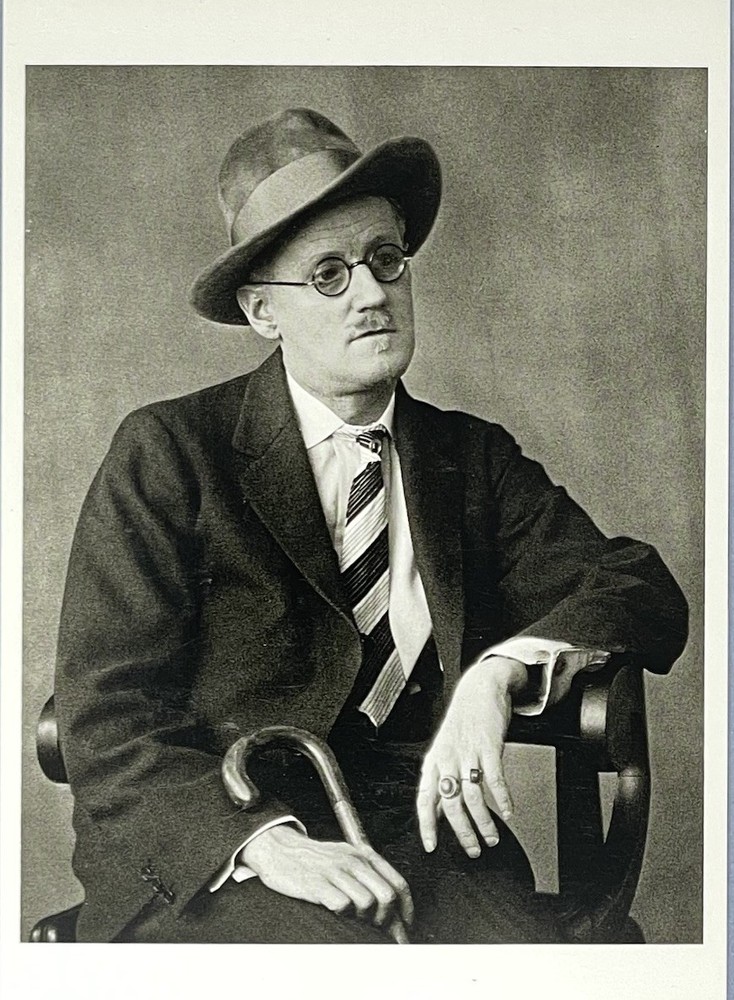 James Joyce Art Print Card Photo By Berenice Abbott 4.25”x6” Fotofolio