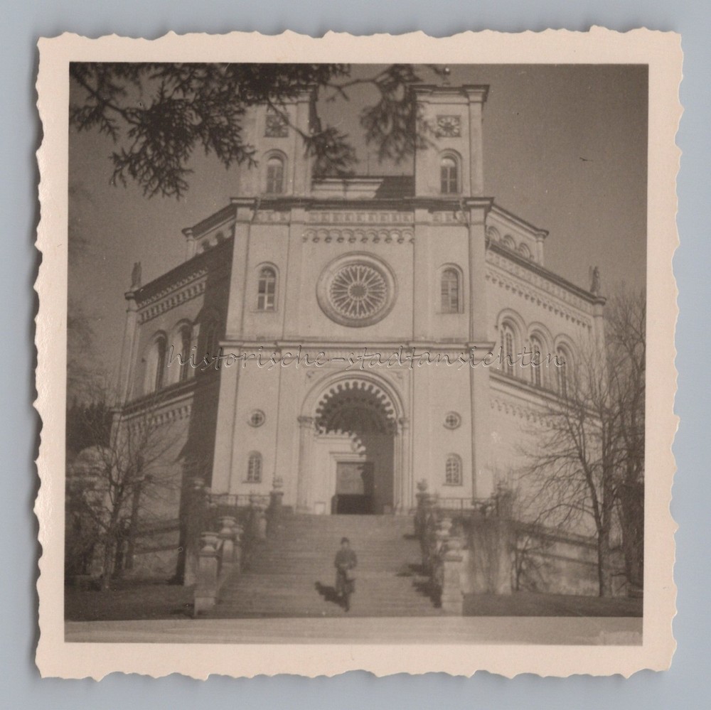 Marienbad Böhmen Tschechien – Kirche Mariä Himmelfahrt – Altes Foto 1940er